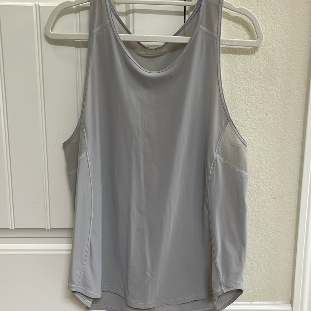 Lululemon Sculpt Full Length Silver Lilac Tank Size 10